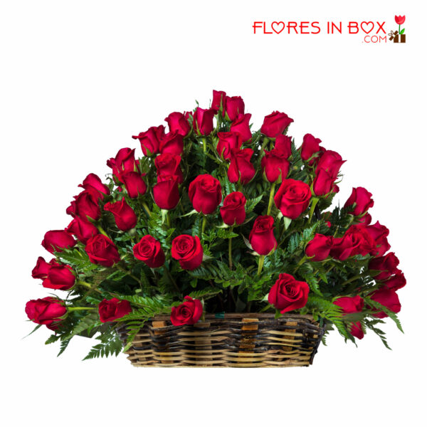 Canasta 100 Rosas